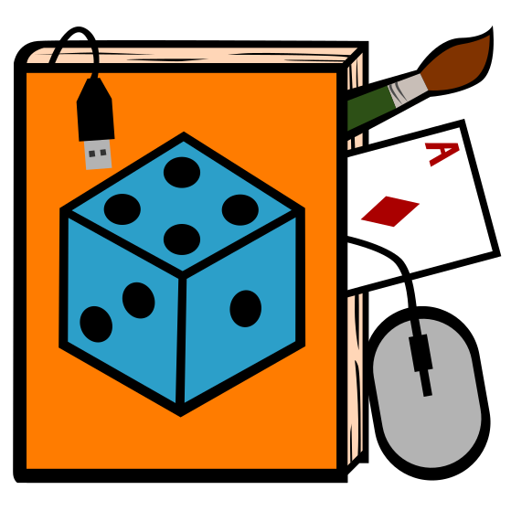 logo of large book